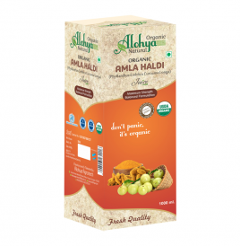 Organic Alohya Natural Organic Amla Haldi Juice  Box  1000 millilitre